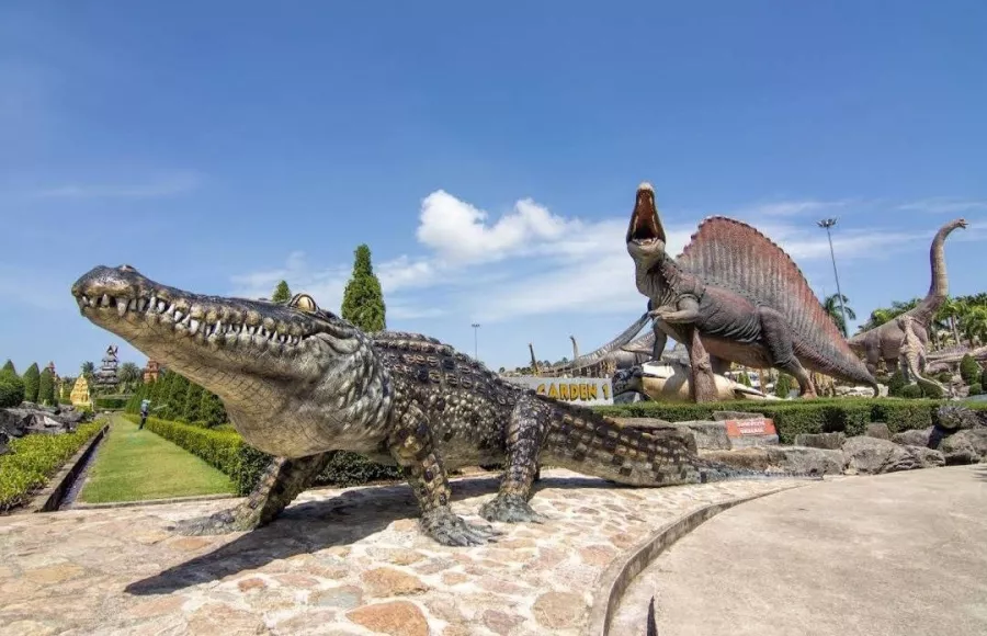 Ботанический Сад Nong Nooch в Паттайе: Garden, Plants, Dinosaurs, Elephants, Сад, Растения, Динозавры, Слоны, Шоу, Show,
