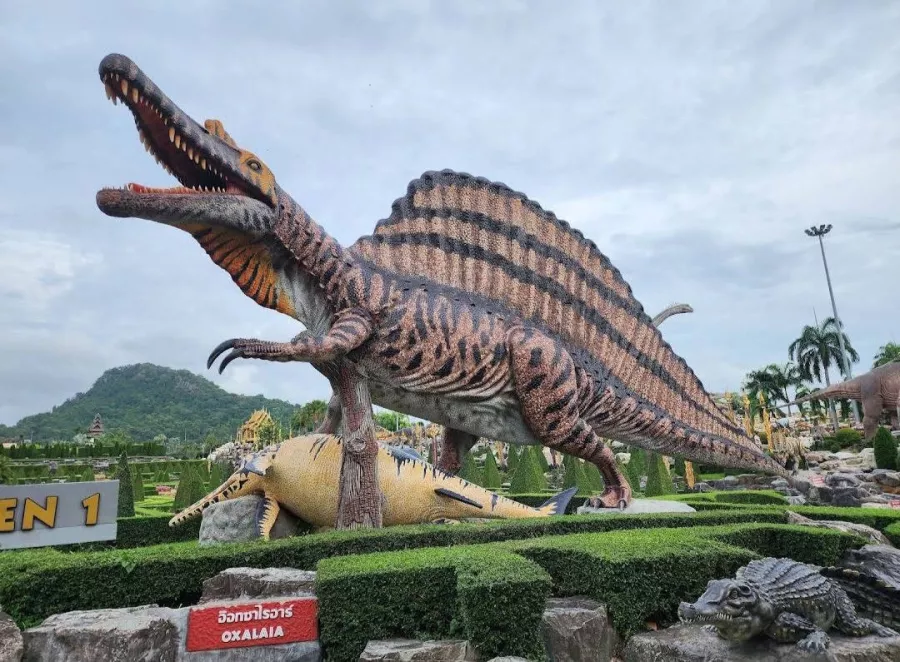 Ботанический Сад Nong Nooch в Паттайе: Garden, Plants, Dinosaurs, Elephants, Сад, Растения, Динозавры, Слоны, Шоу, Show,