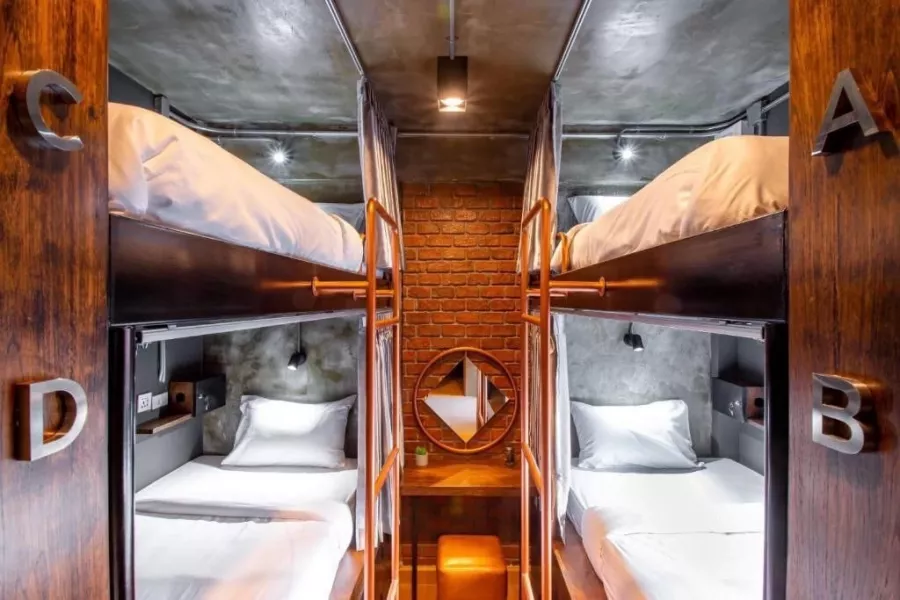Хостел Kaen Pattaya в Паттайе: Отель, Хостел, Бар, Коворкинг, Hotel, Hostel, Bar, Coworking,