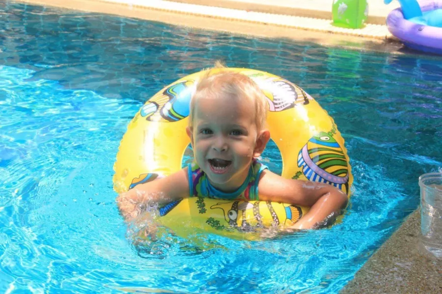 Детский Сад Happy Kids в Паттайе: Детский Сад, Бассейн, Обучение, Рисование, Kindergarten, Swimming Pool, Drawing , Education , Детская Площадка , Kids Playground ,