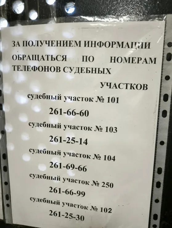 Мировые судьи Центрального района